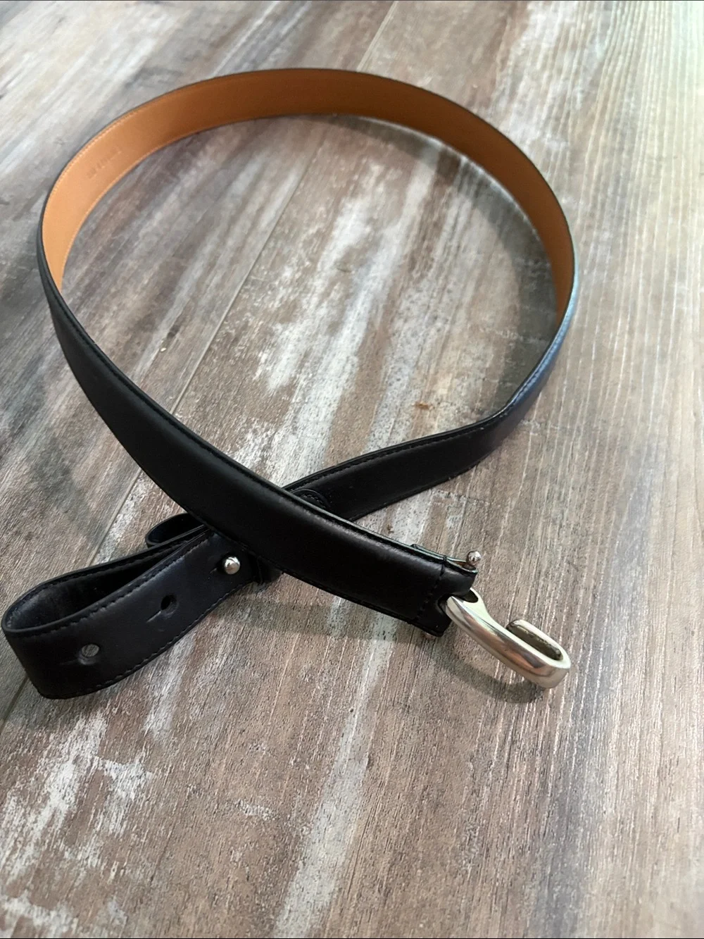 Lauren Ralph Lauren Italian leather hook belt XL